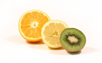 fruit isolated on white