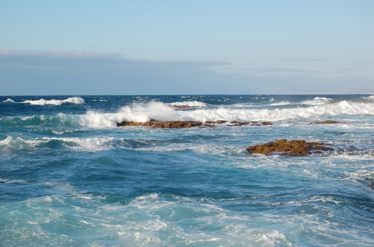 Fototapeta blue waves