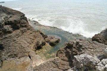 côte rocheuse de l'île d'oléron