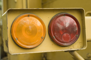 Two Lights on tractor