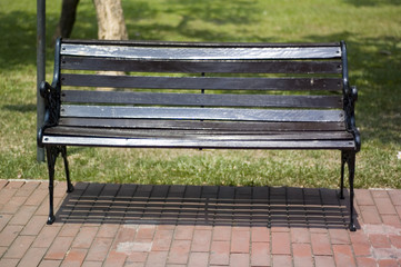 small marbles on blue background