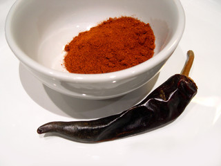 pimentón y guindilla