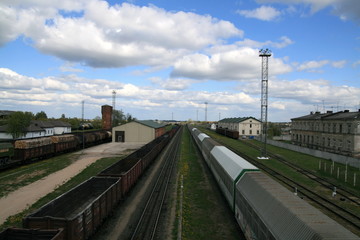 Fototapeta na wymiar rail freight