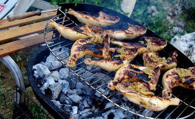 poulet grillé