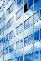 Obraz premium cloudy in the office building