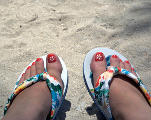 beach feet