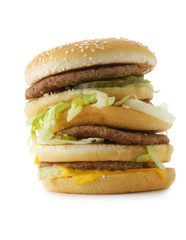 very big hamburger