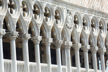 detail of palace in venice