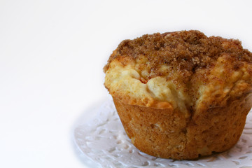 Fototapeta na wymiar apple cinnamon muffin