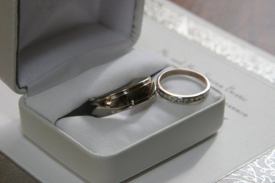 Wedding Rings In Box