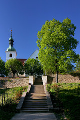 village church in czech republic/europe
