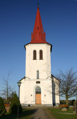 Fototapeta na wymiar church in rorum, scania, southern sweden