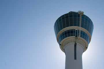 Air traffic control tower at Munich Airport