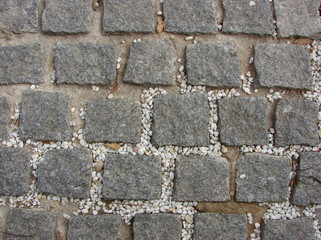 Fototapeta premium Cobblestone road