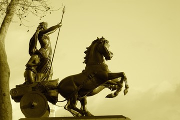 warrior statue