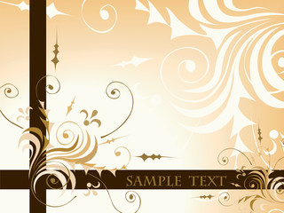 abstract floral design