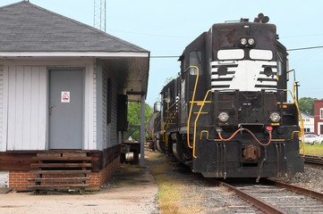 train and railroad station