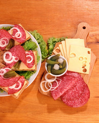 salami et fromage