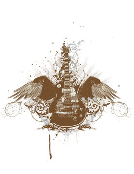 flying  guitar