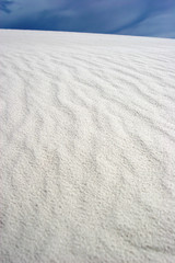 white sand dunes