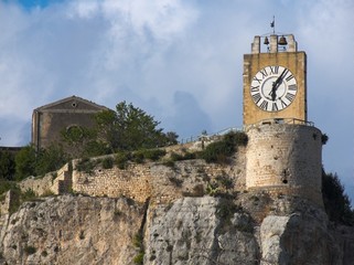 torre dell'orologio a modica - obrazy, fototapety, plakaty