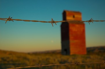 abandoned grain elevator