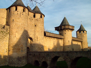 Fototapeta na wymiar cytowany von Carcassonne