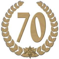 lorbeerkranz 70