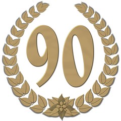 lorbeerkranz 90