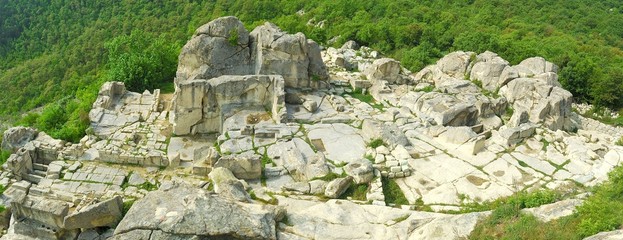 perperikon - temple of of dionysius in the rhodope mountains