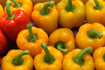 brightly colored bell peppers