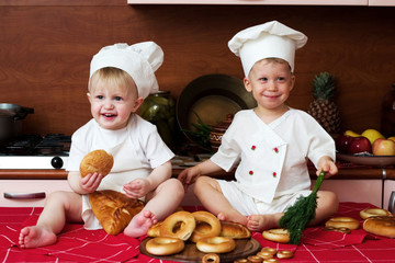 two little cooks