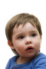 portrait of a beautiful baby girl