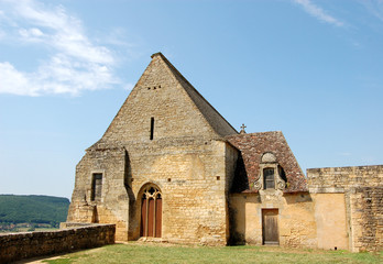 Fototapeta na wymiar chapel at chateau de beynac