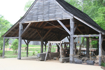 colonial toolshed