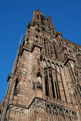 cathedral de norte-dame in strasbourg, france