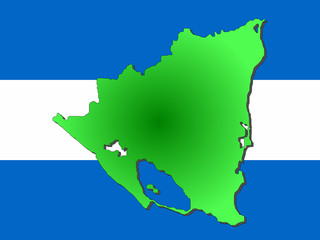 map of nicaragua