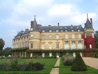 Fototapeta na wymiar zamku Rambouillet