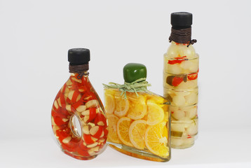 decorative food bottles