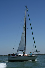 sail boat at sea