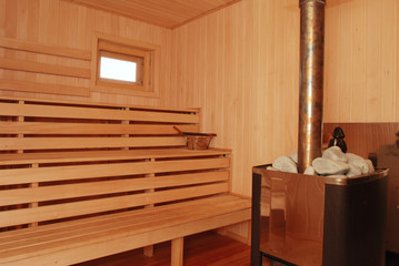 sauna interior