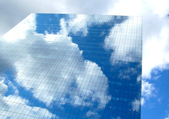 Fototapeta na wymiar in the clouds