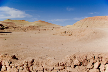 Fototapeta na wymiar moroccan desertic landscape