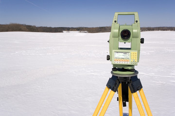 winter land surveying