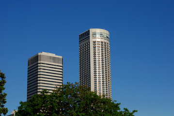 modern building and skyscraper