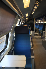 Passenger Seat on a Train