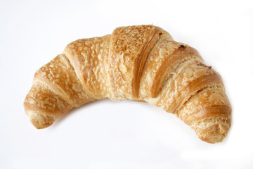 Isolated croissant