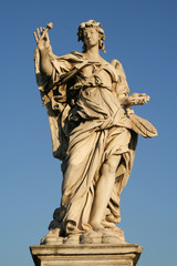 Fototapeta na wymiar Low angle view of a statue