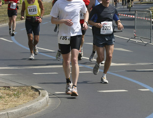Fototapeta premium city marathon düsseldorf