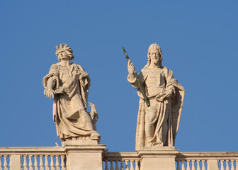 Fototapeta na wymiar Low angle view of statues